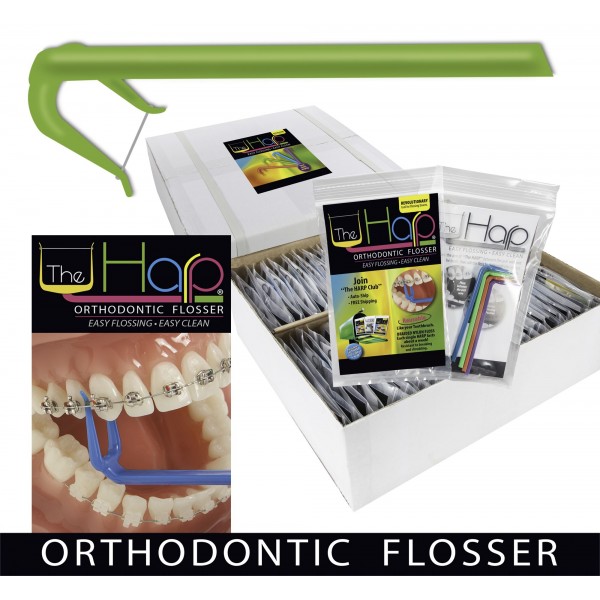 Harp Ortho Flossers Patient Packs (400 pcs) (21038)